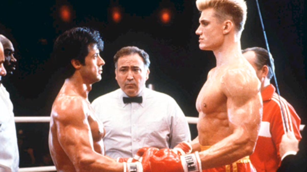 1. Rocky IV. Självklart är alla Rocky-filmerna motiverande, men det är någonting särskilt när Rocky ska möta ryssen som dräpt hans sidekick Apollo Creed. 